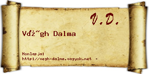 Végh Dalma névjegykártya